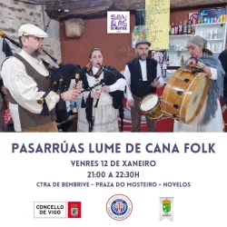 Imaxe para Pasarrúas lume de cana folk