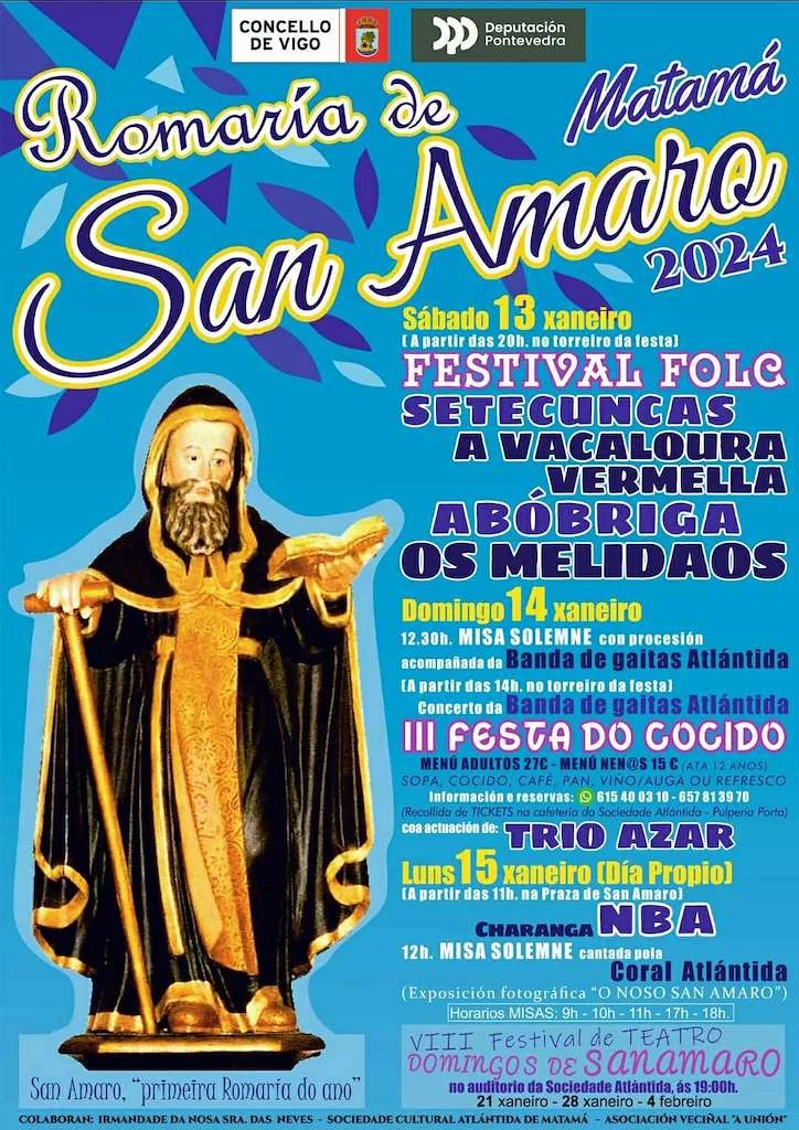 Imaxe principal para Festival folc na romaría de San Amaro