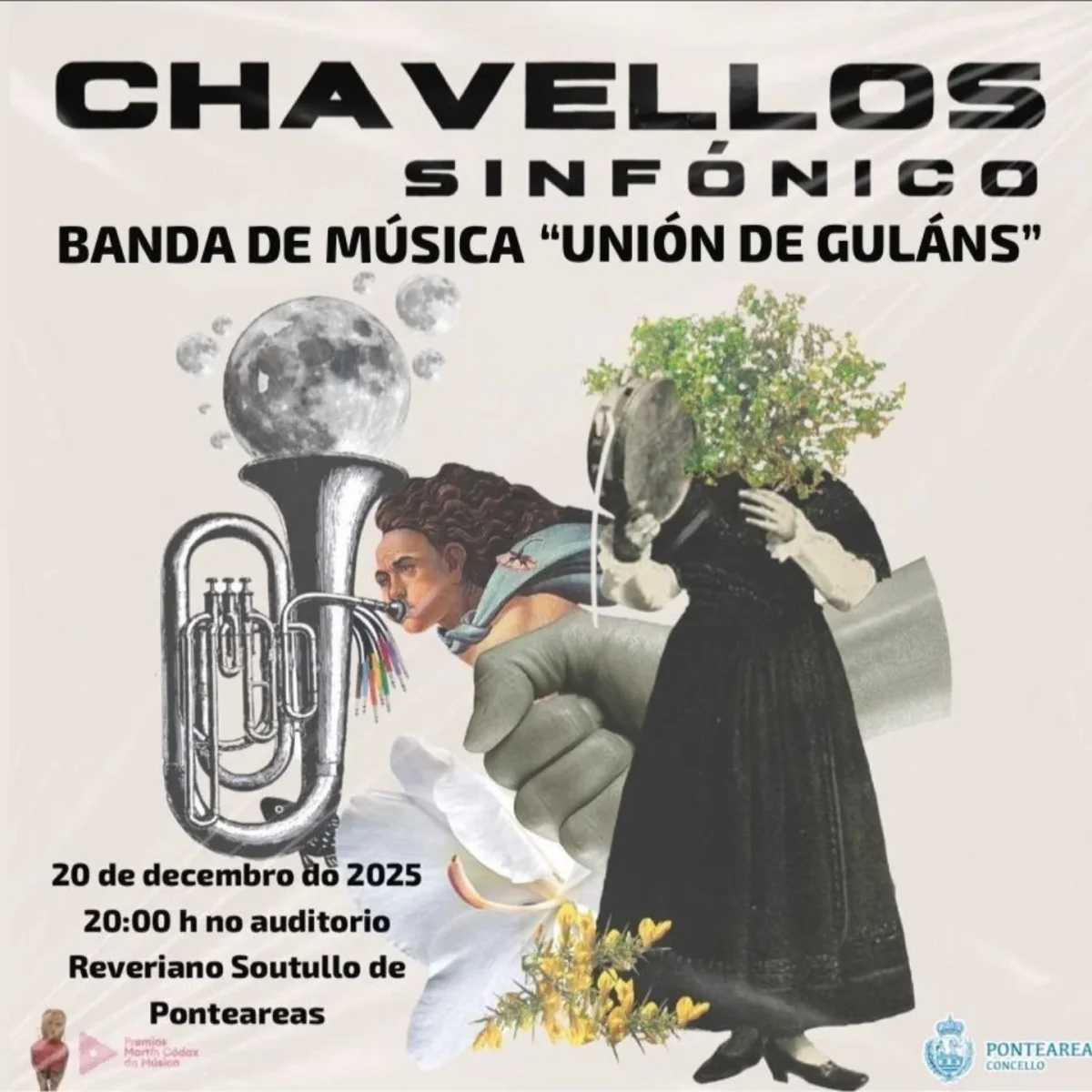 Imaxe principal para Chavellos sinfónico coa banda de música Unión de Guláns