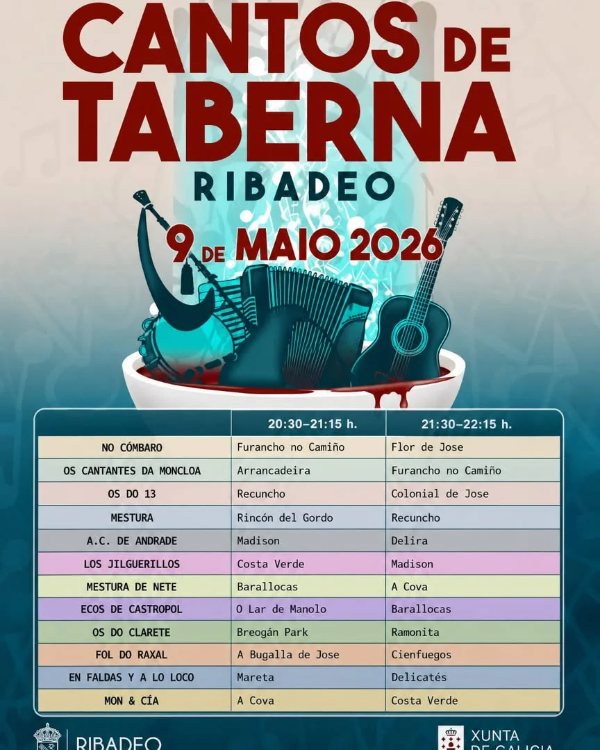 Imaxe principal para Cantos de taberna en Ribadeo