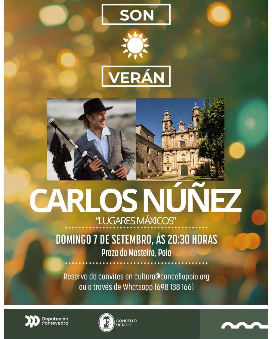 Imaxe principal para Carlos Núñez en Poio