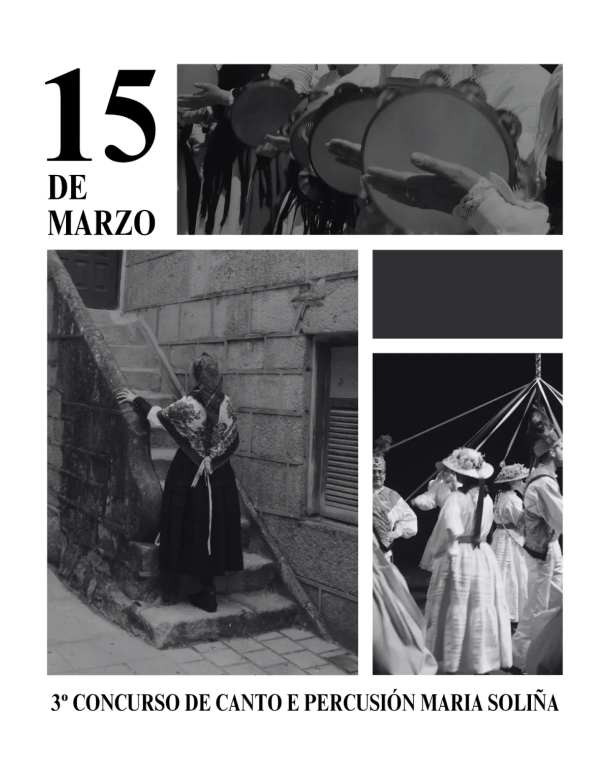 Imaxe principal para III Concurso canto e percusión María Soliña