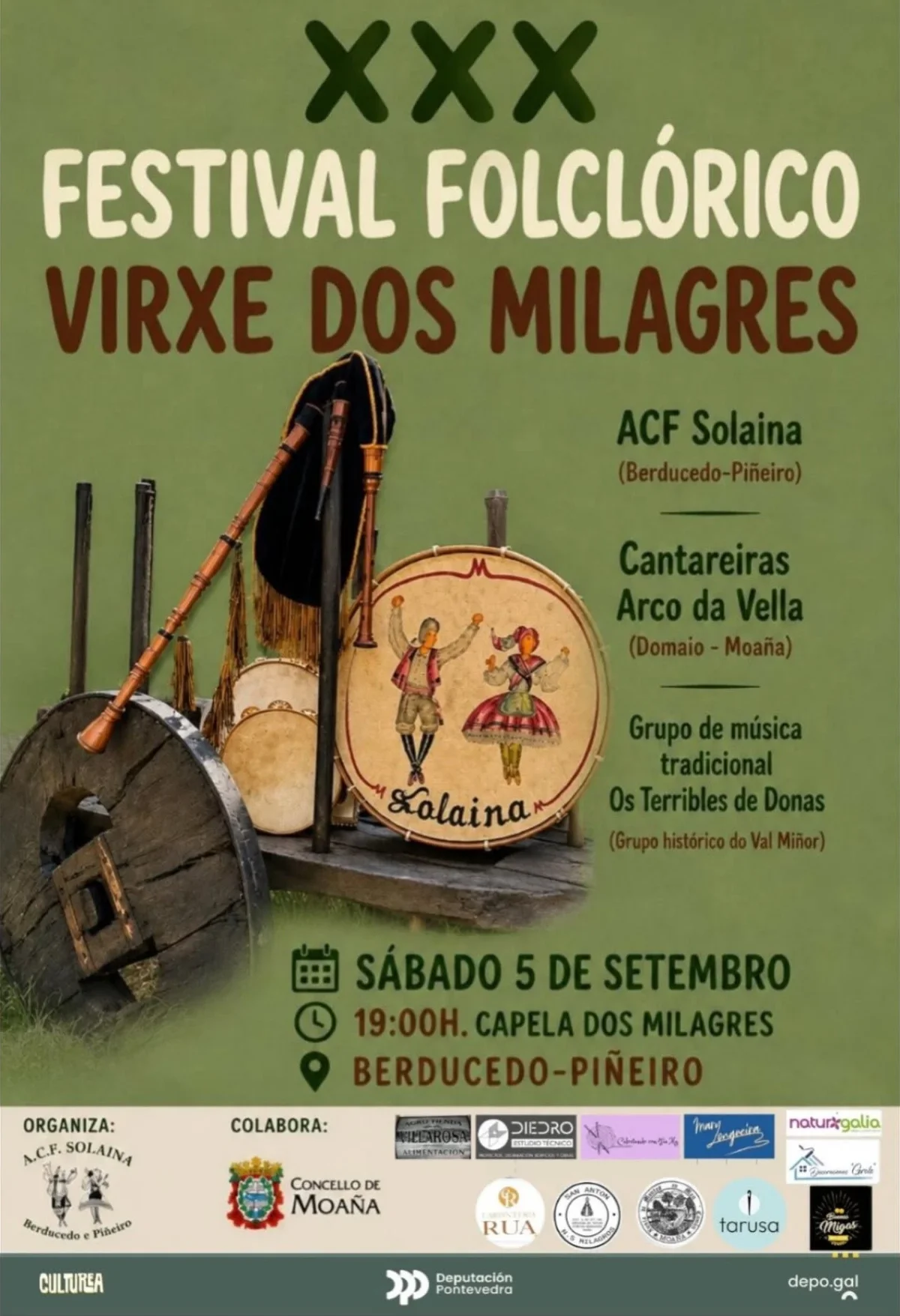 Imaxe principal para XXX Festival folclórico da Virxe dos Milagres