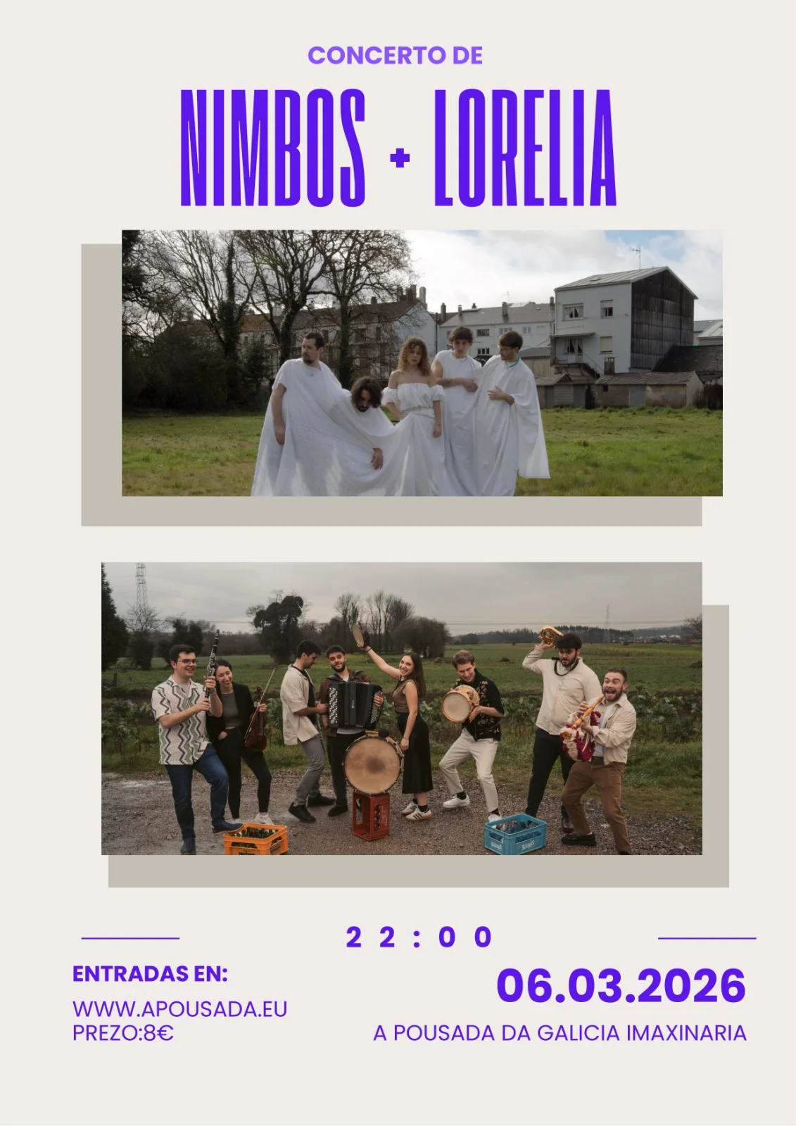 Imaxe principal para Nimbos + Lorelia na Pousada da Galiza Imaxinaria