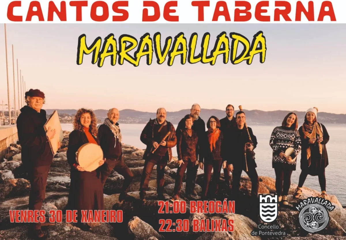 Imaxe principal para Cantos de taberna en Pontevedra