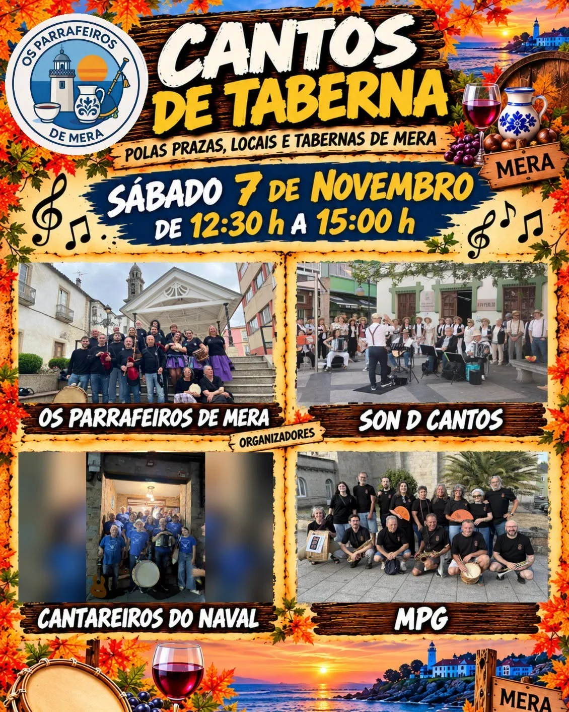 Imaxe principal para Cantos de taberna en Mera