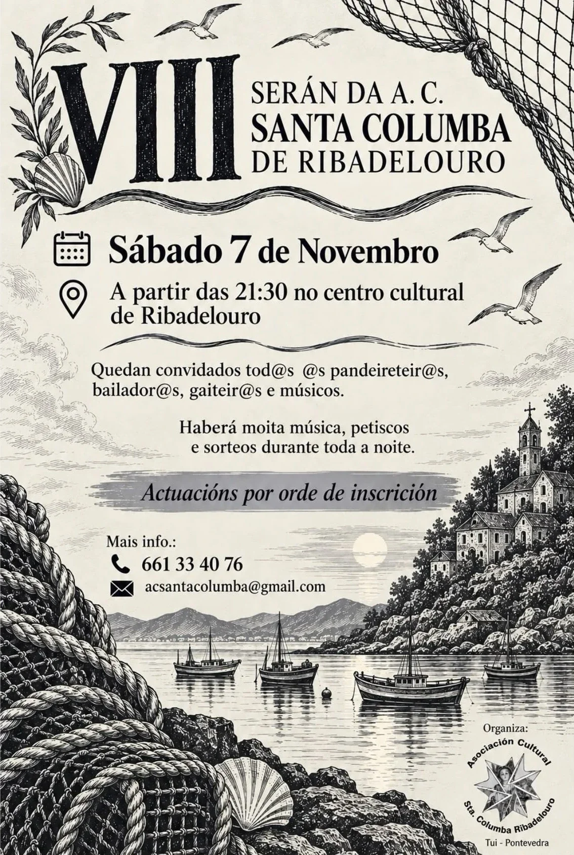 Imaxe principal para VIII Serán Santa Columba de Ribadelouro