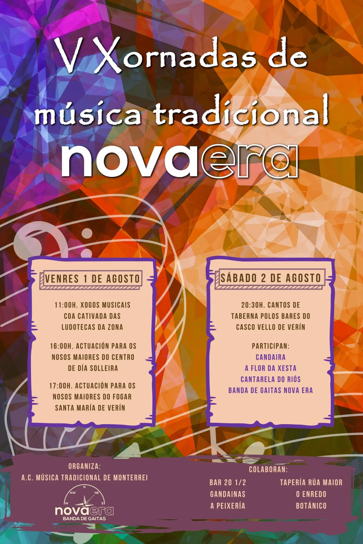Imaxe principal para V Xornadas de música tradicional Nova Era