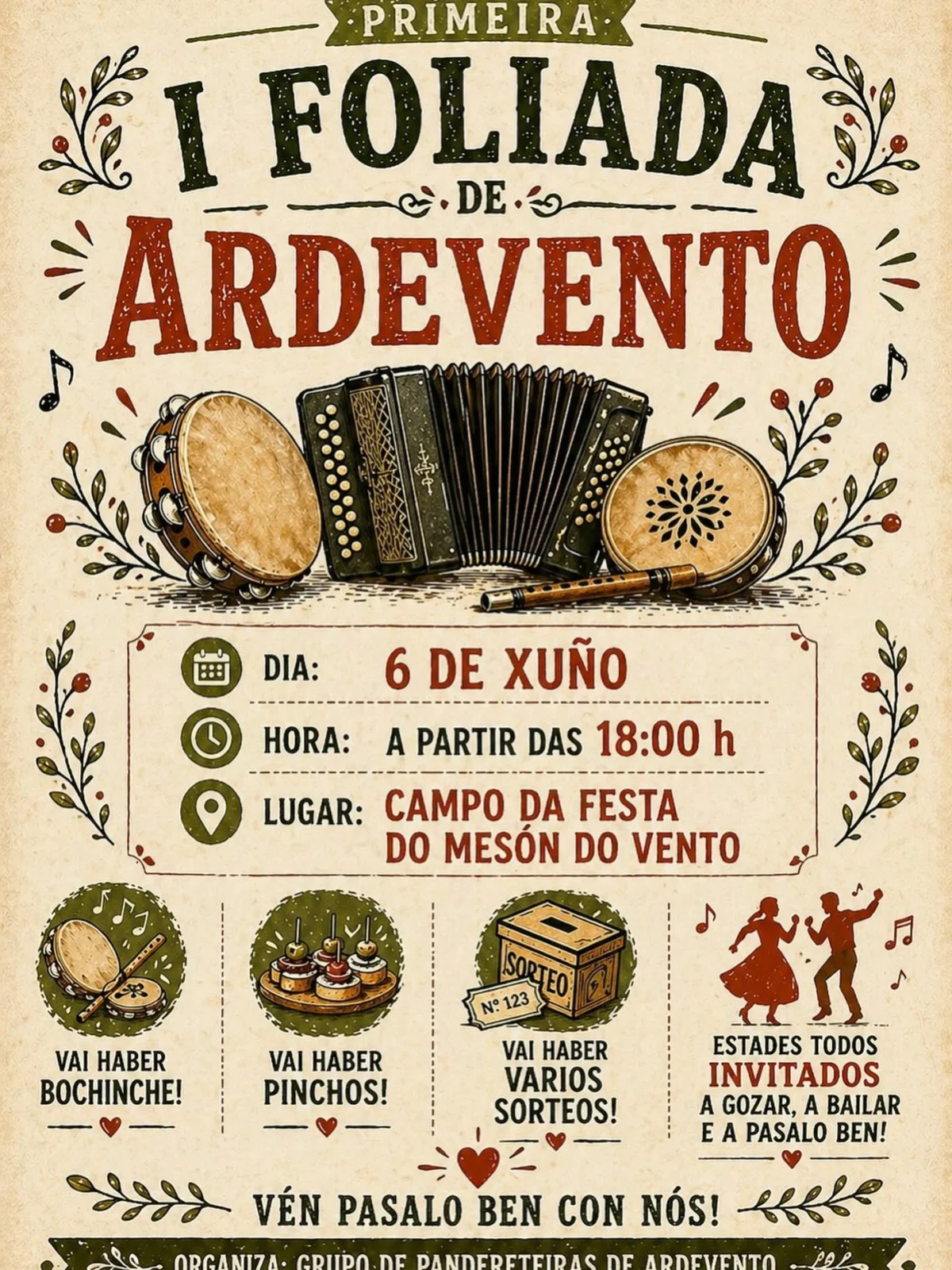 Imaxe principal para I Foliada Ardevento