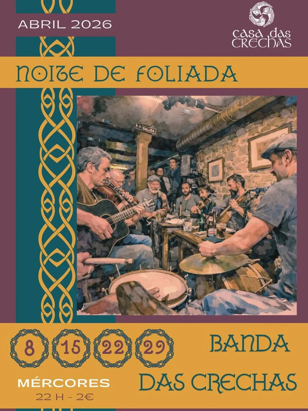 Imaxe principal para Foliada coa Banda das Crechas