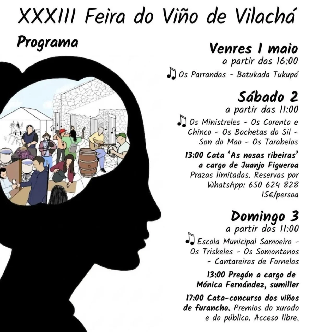 Imaxe para Música e baile na Feira do Viño de Vilachá