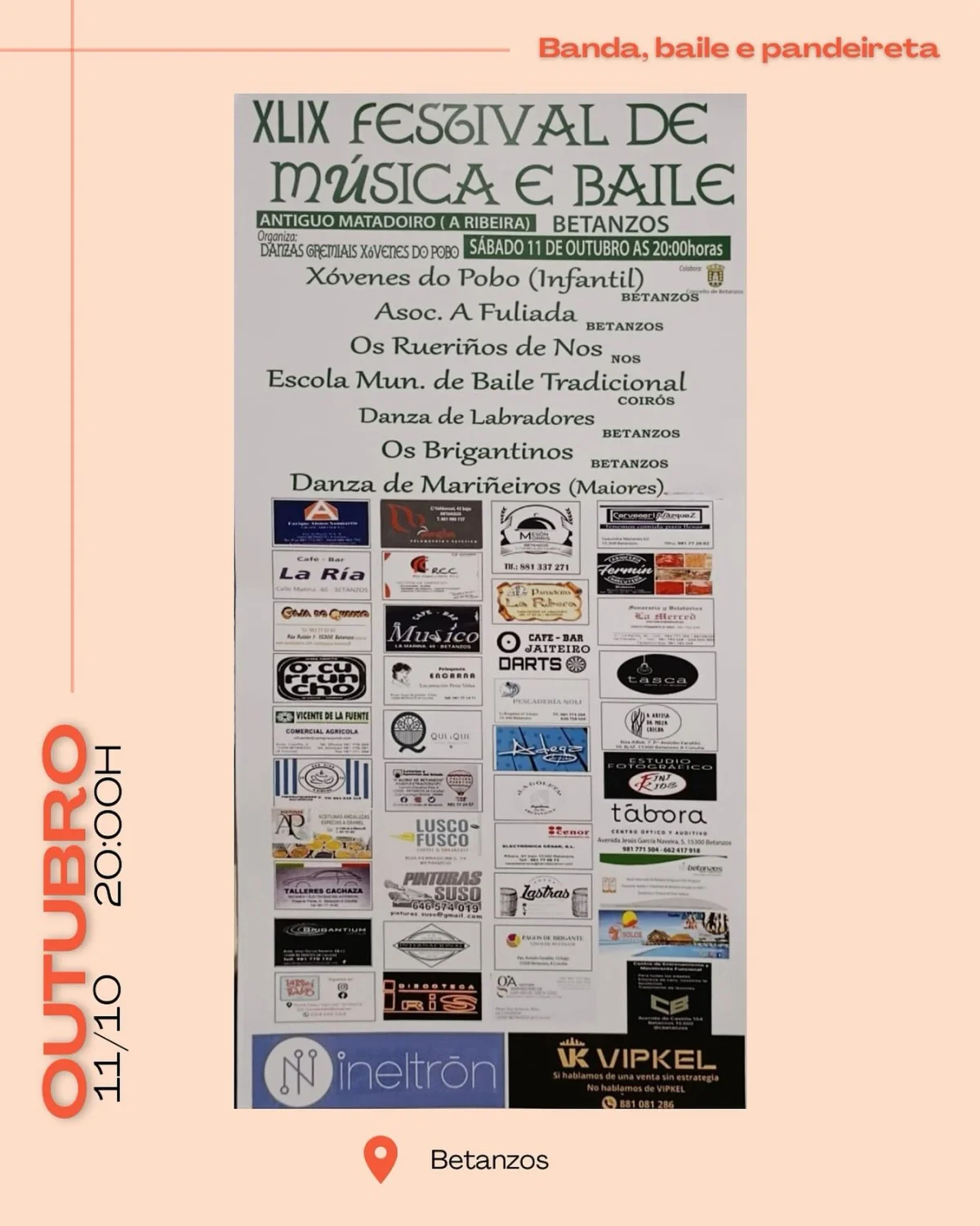Imaxe principal para XLIX Festival de música e baile de Betanzos