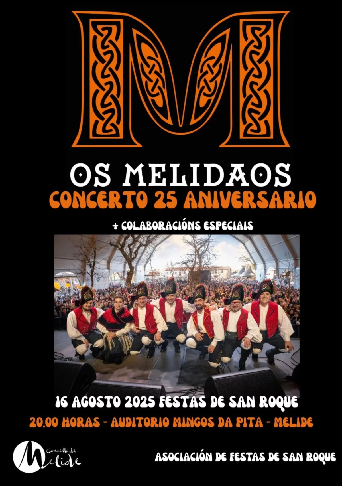 Imaxe principal para Concerto 25 aniversario de Os Melidaos