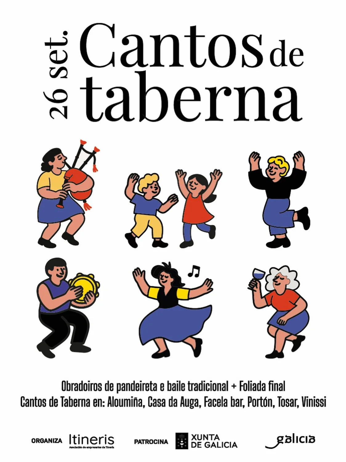 Imaxe principal para Cantos de taberna e foliada na Tinería