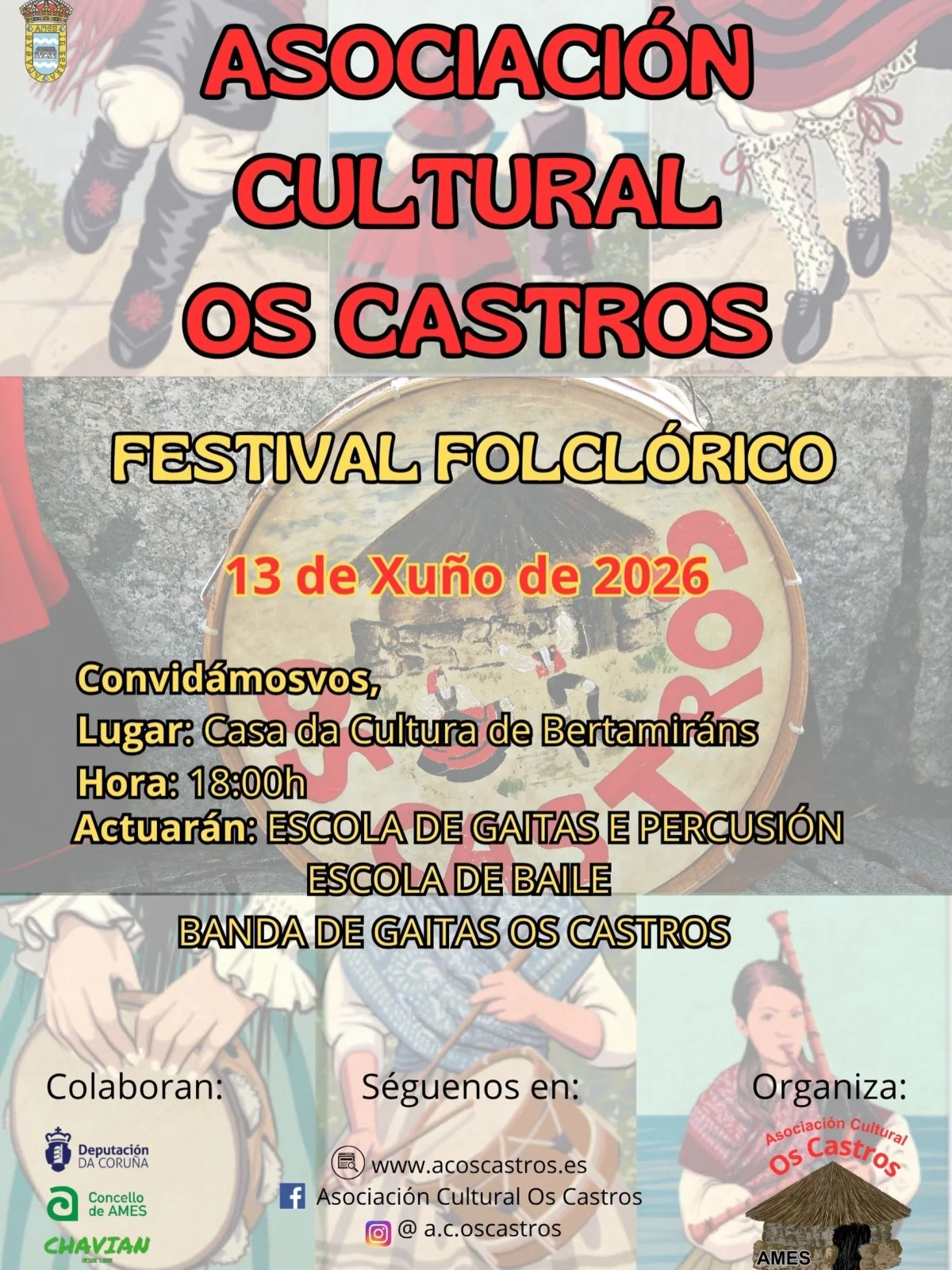 Imaxe principal para Festival folclórico Os Castros