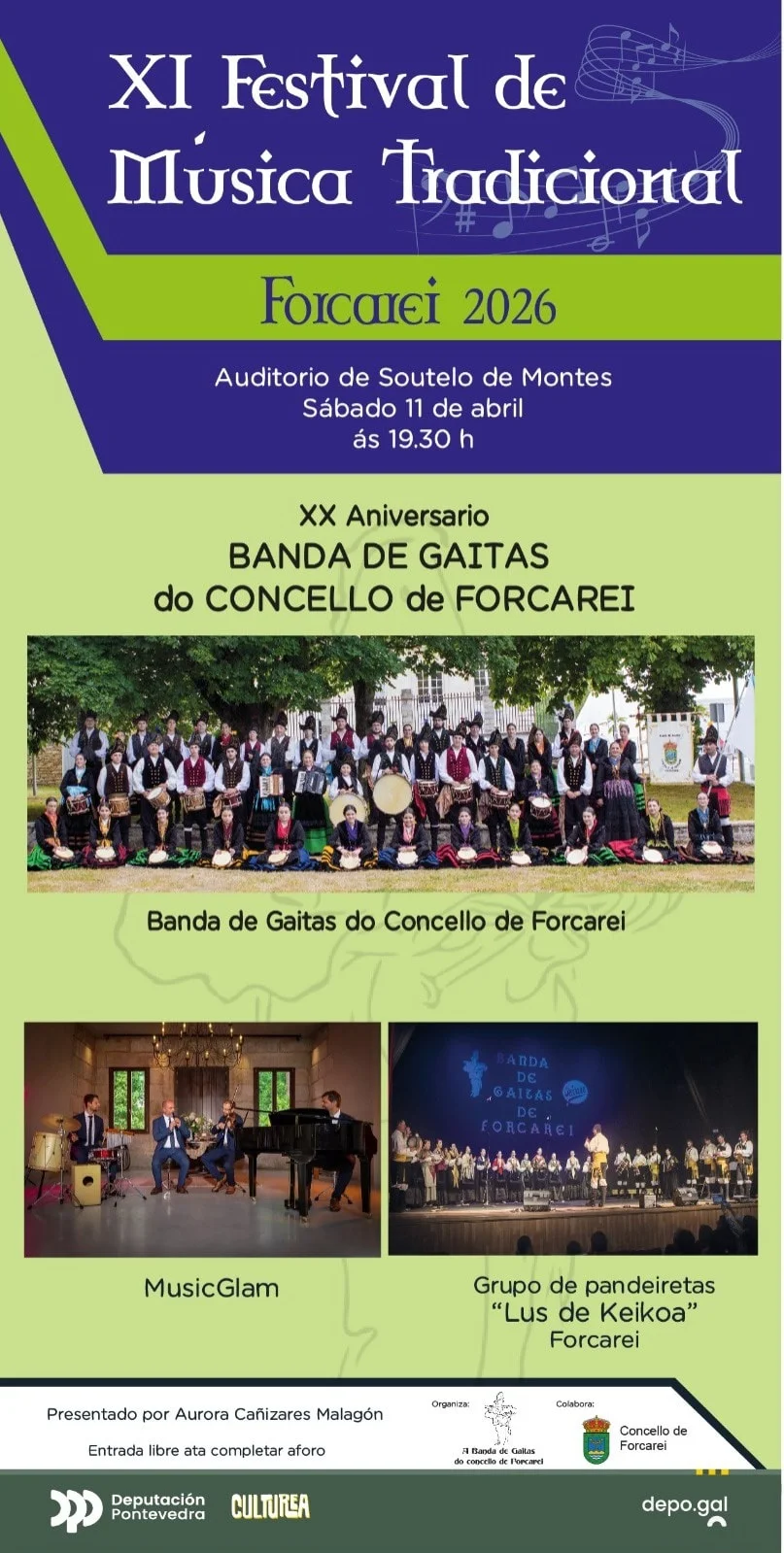 Imaxe principal para XI Festival de música tradicional Forcarei