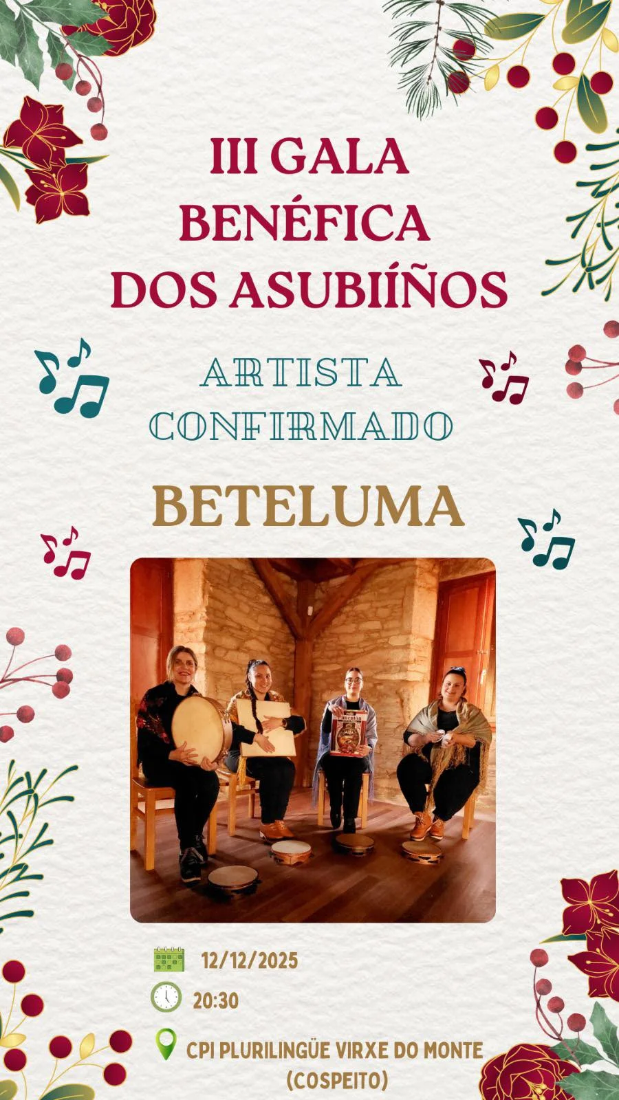 Imaxe principal para III Gala benéfica Asubíos da Chaira