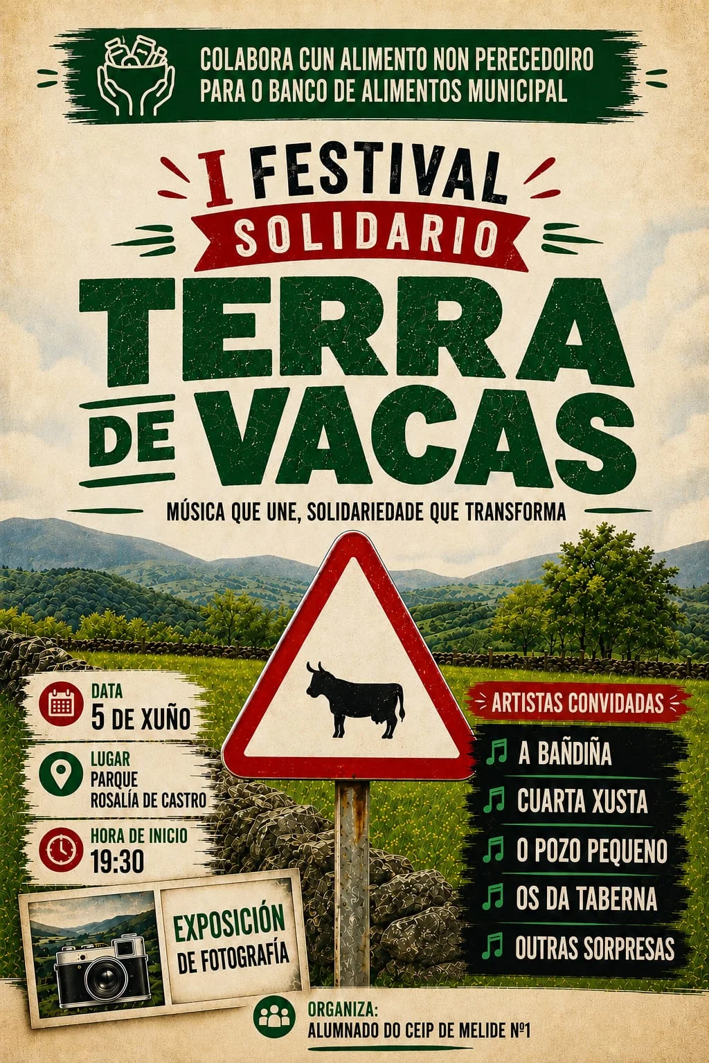 Imaxe principal para I Festival solidario Terra de Vacas