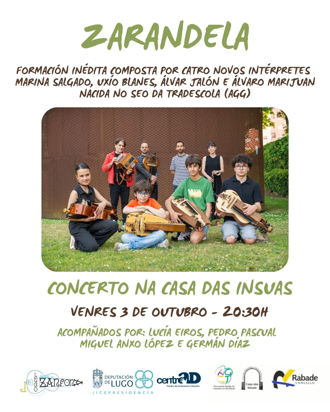 Imaxe principal para Zarandela na Casa das Ínsuas
