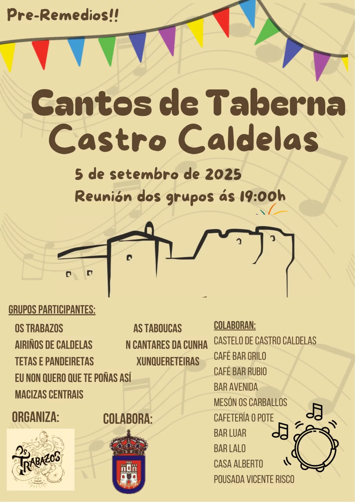Imaxe principal para Cantos de taberna Castro Caldelas