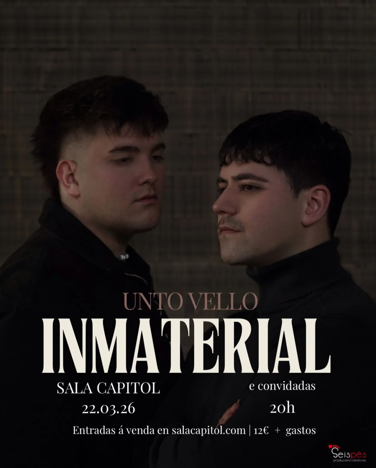 Imaxe principal para Unto Vello presenta Inmaterial na Sala Capitol