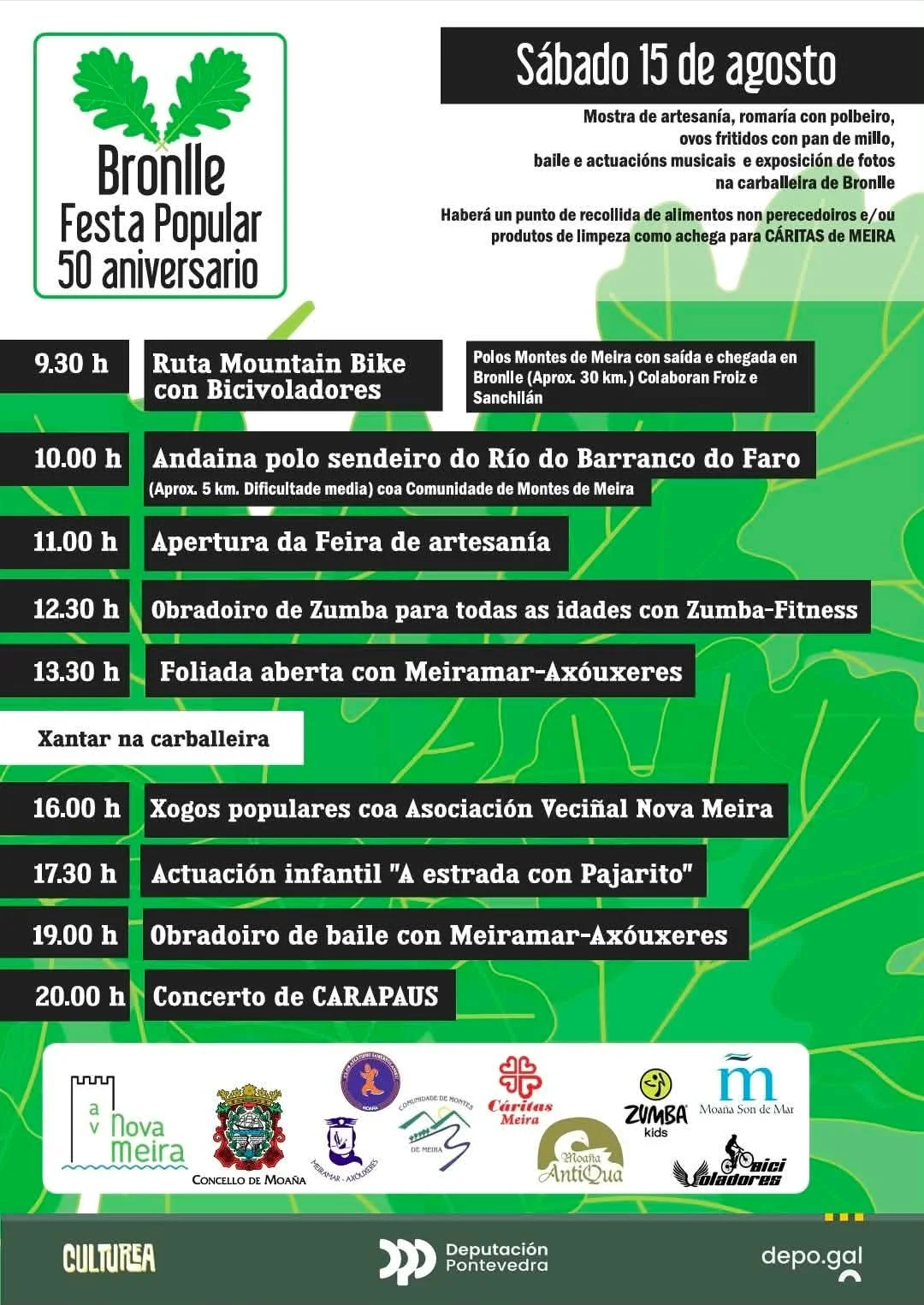 Imaxe principal para Foliada en Bronlle e festa popular
