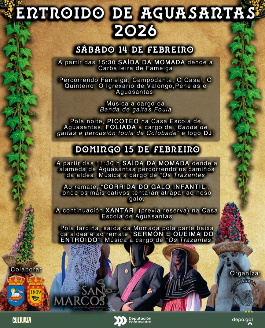 Imaxe principal para Foliada no Entroido de Aguasantas