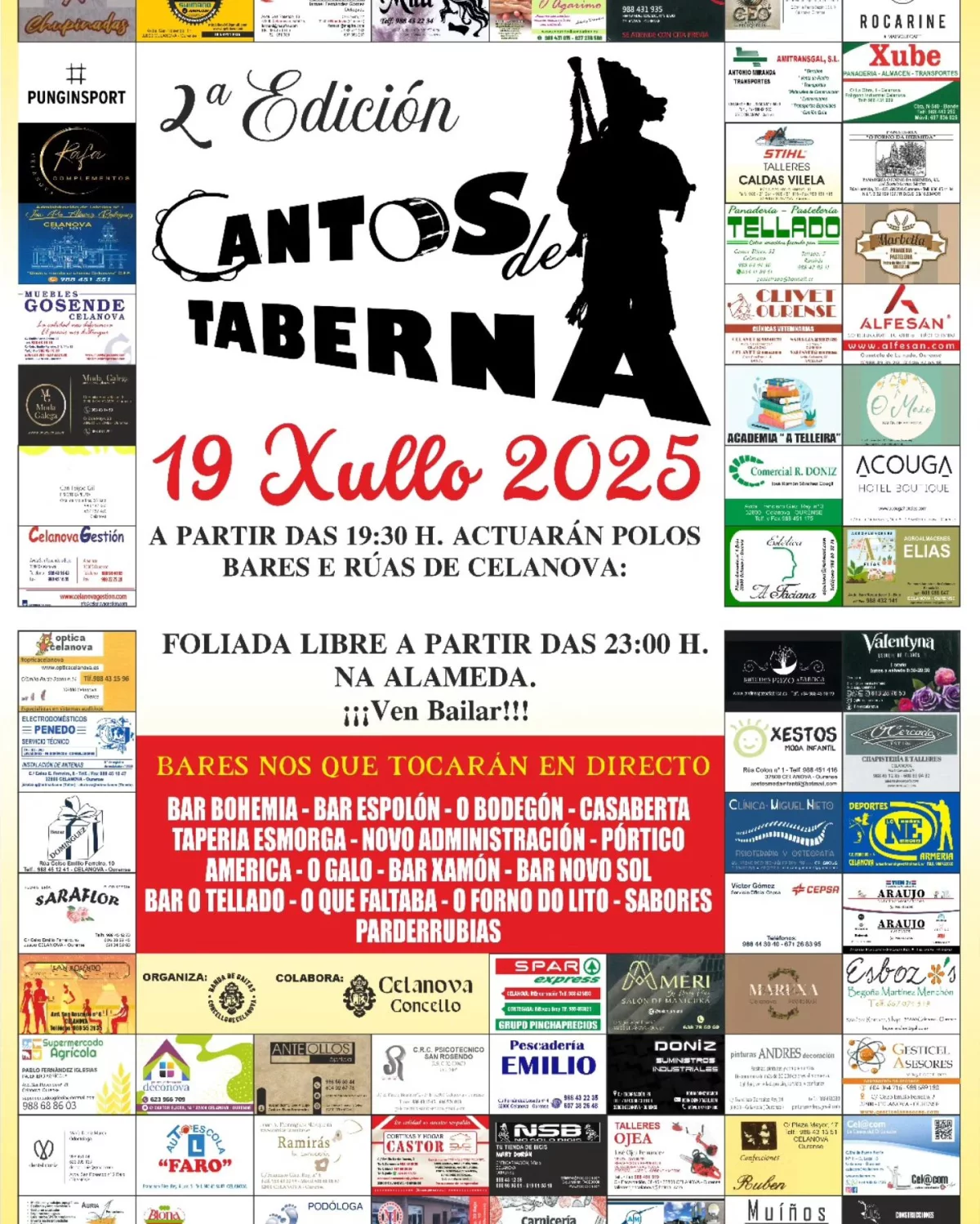 Imaxe principal para Cantos de taberna en Celanova