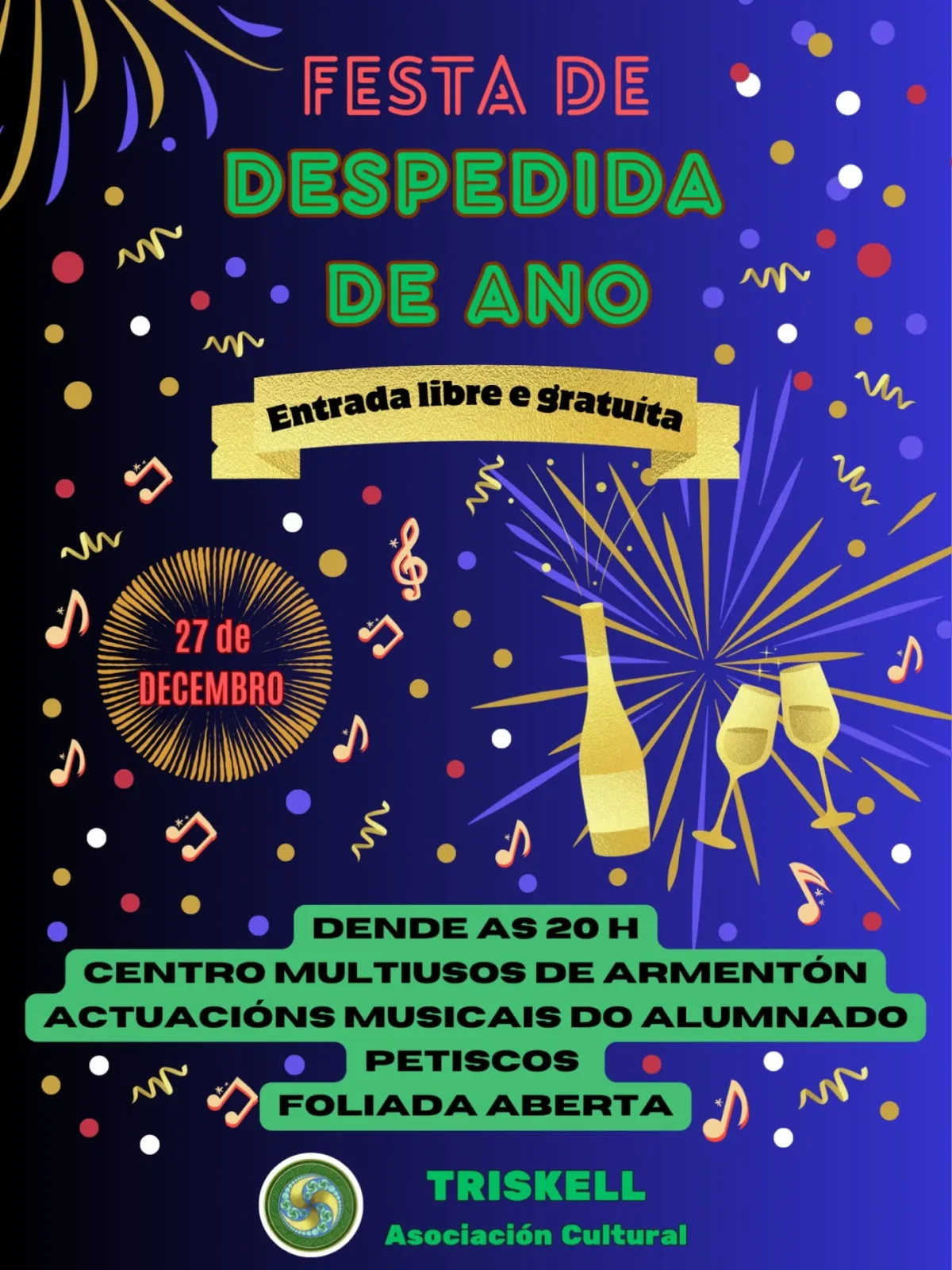Imaxe principal para Festa de despedida de ano Triskell