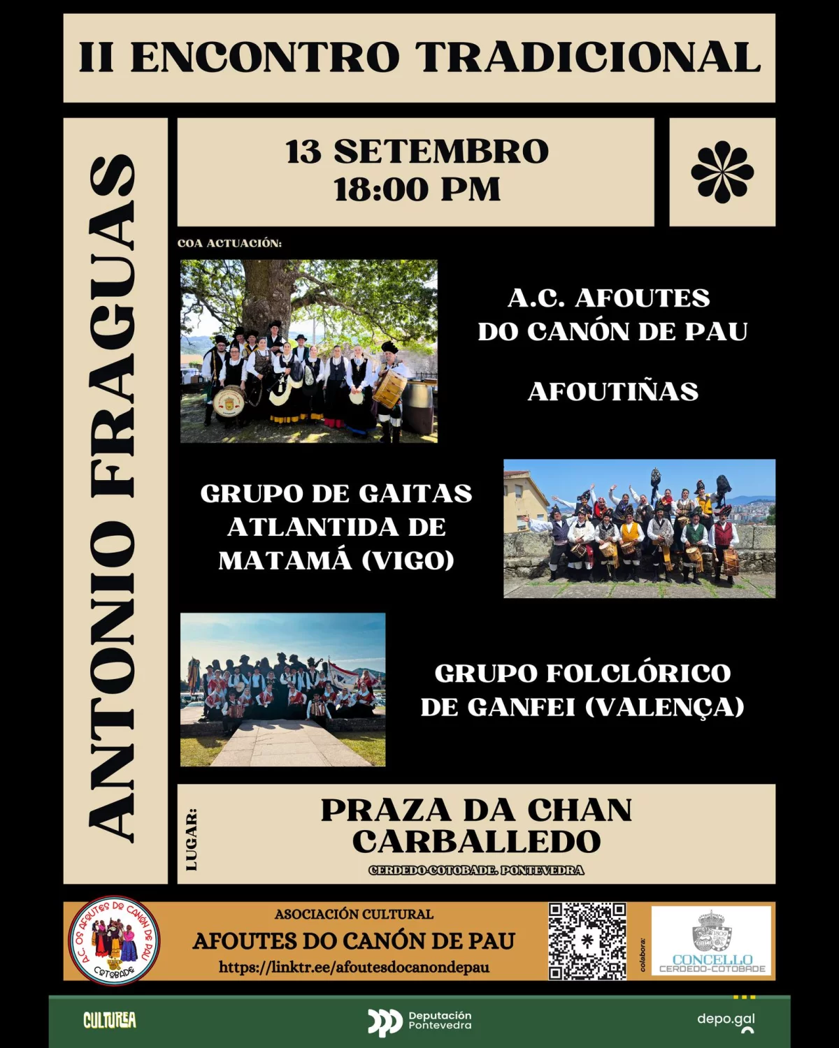 Imaxe principal para II Encontro tradicional Afoutes do Canón de Pau