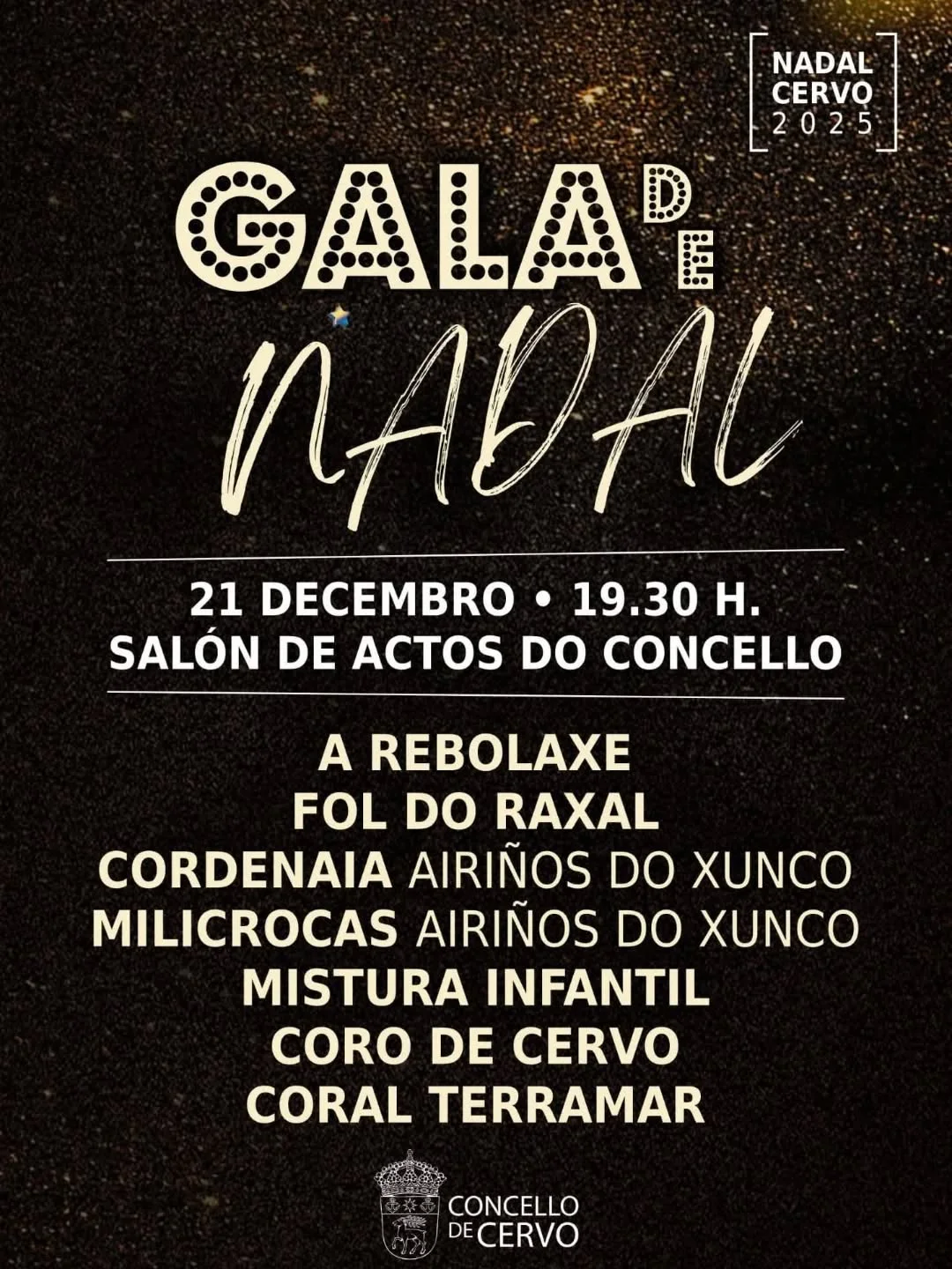 Imaxe principal para Gala de Nadal en Cervo