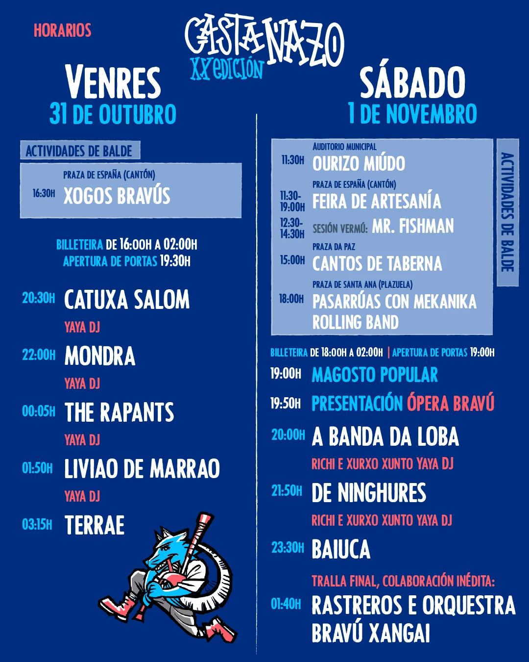 Imaxe principal para Mondra, Baiuca e De Ninghures no Castañazo