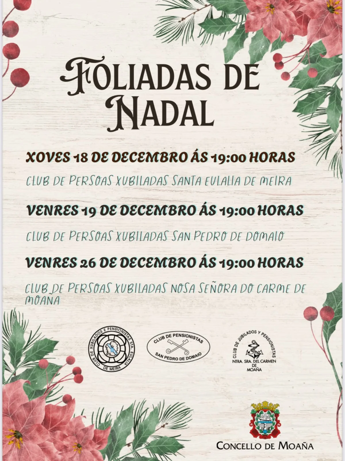 Imaxe principal para Foliadas de Nadal con Lembranzas da Ría