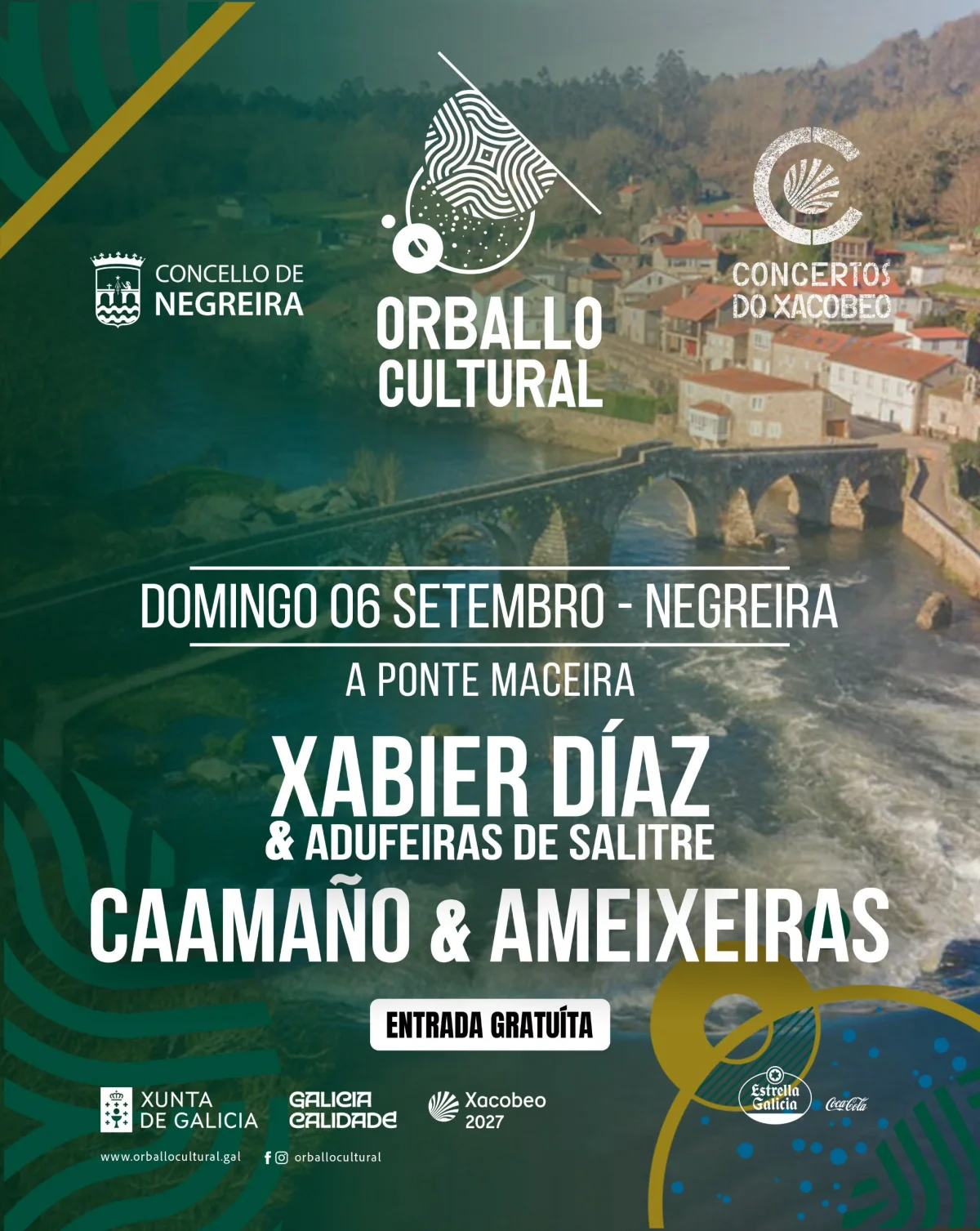 Imaxe principal para Xabier Díaz & Adufeiras de Salitre e Caamaño & Ameixeiras no Orballo cultural
