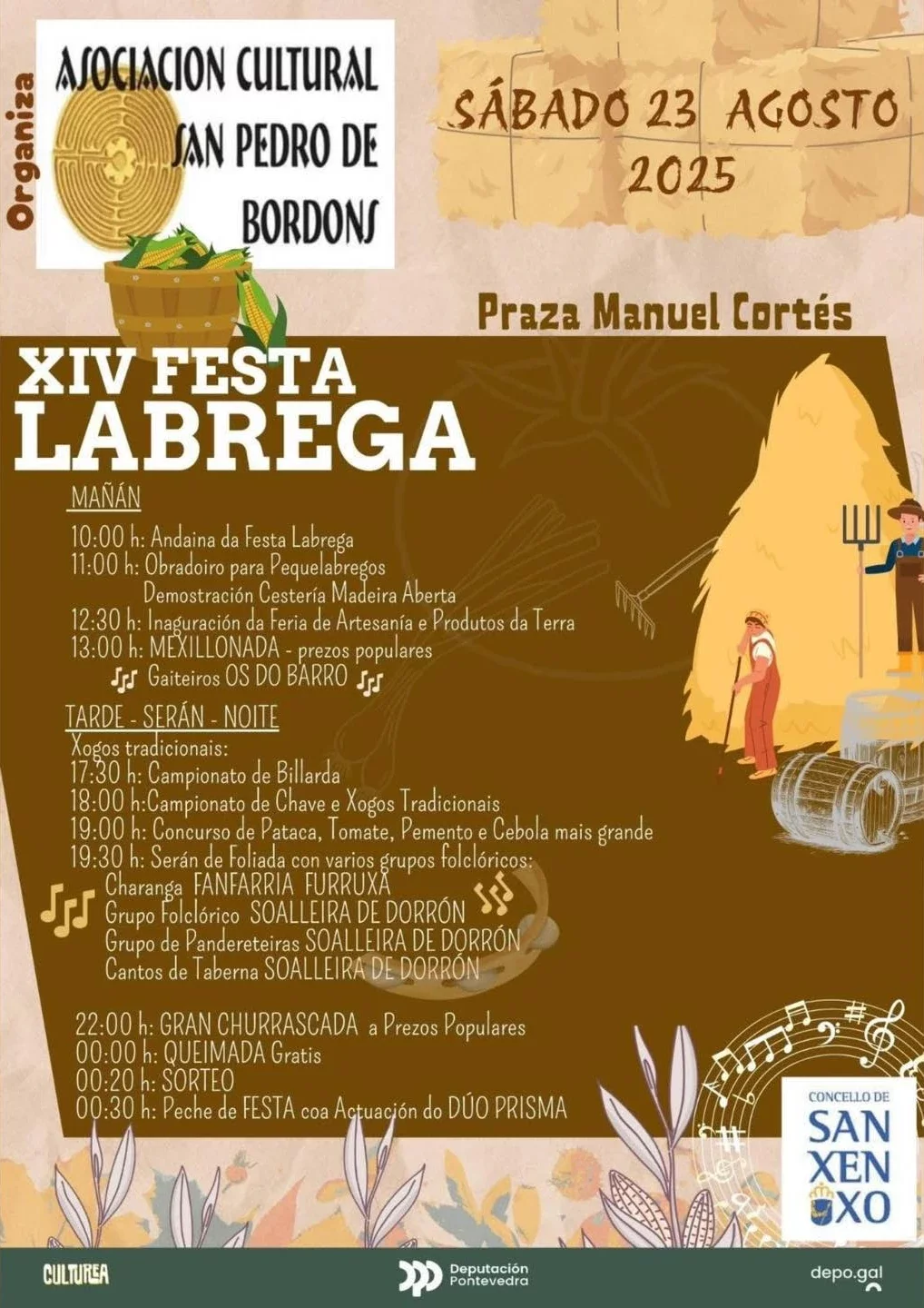 Imaxe principal para XIV Festa labrega (con foliada)