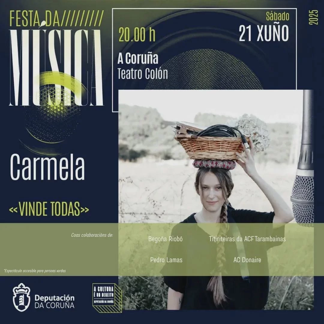 Imaxe principal para Carmela na Festa da música