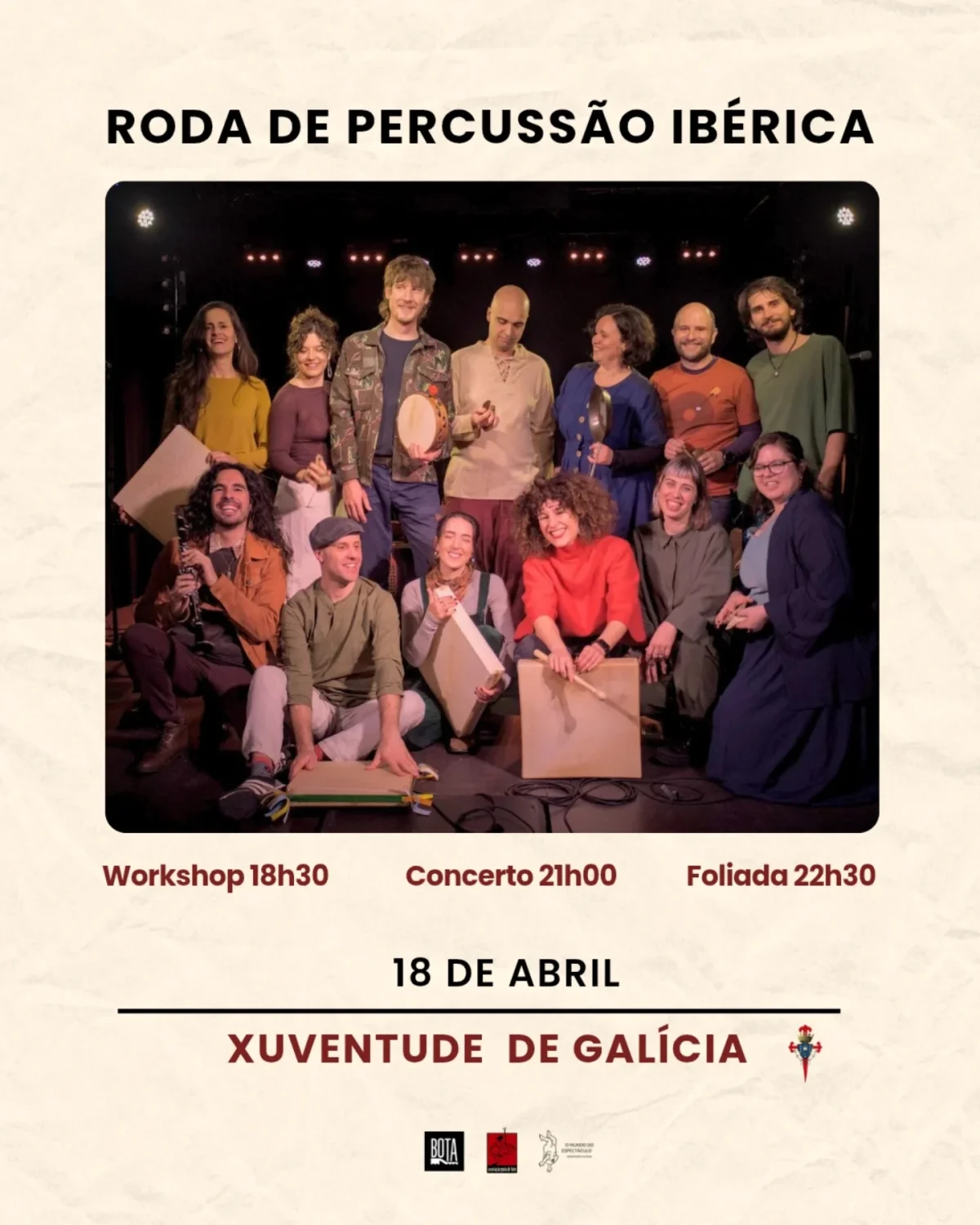 Imaxe principal para Foliada e Xoteiras no Centro galego de Lisboa