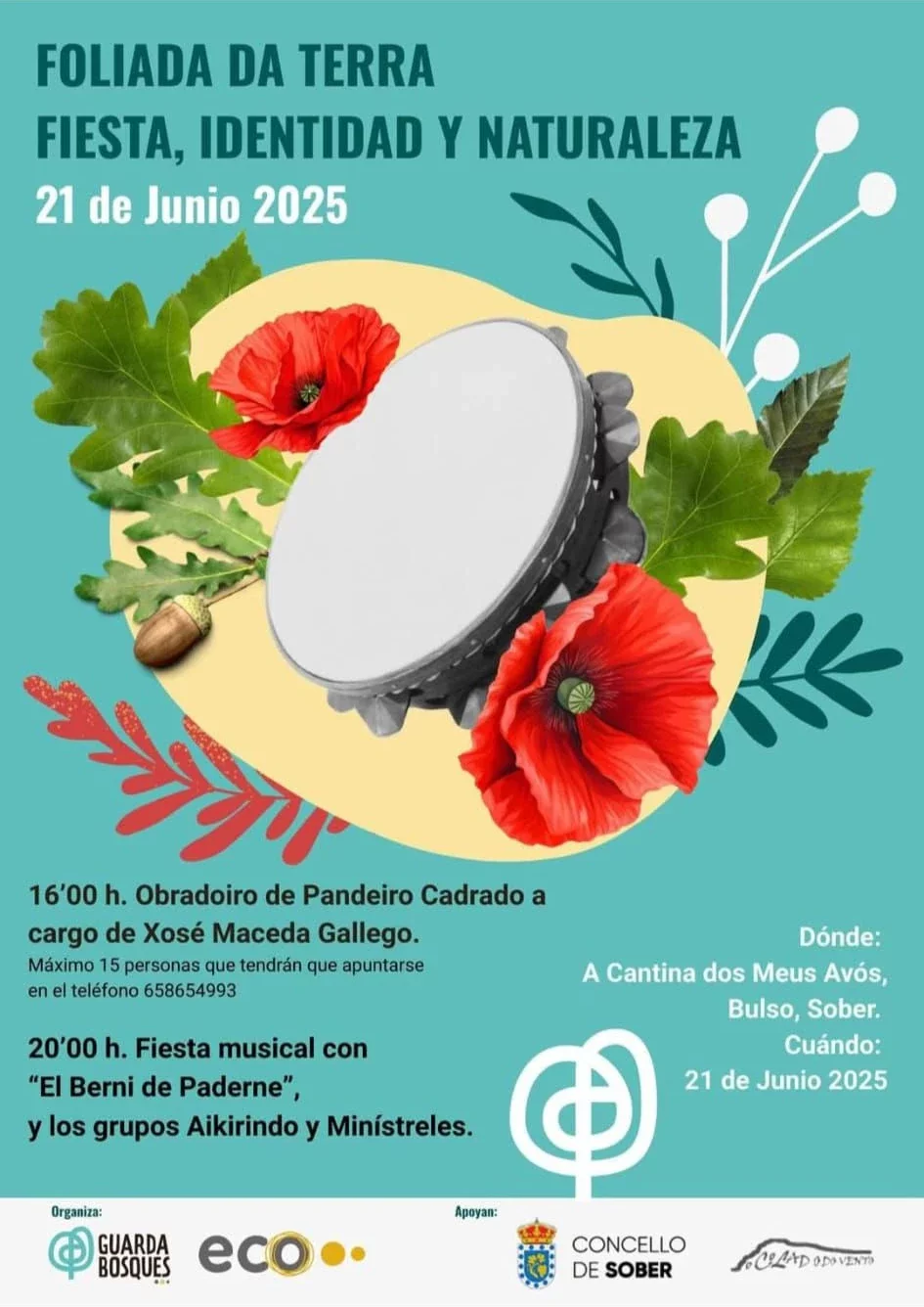 Imaxe principal para Foliada da terra, festa, identidade e natureza