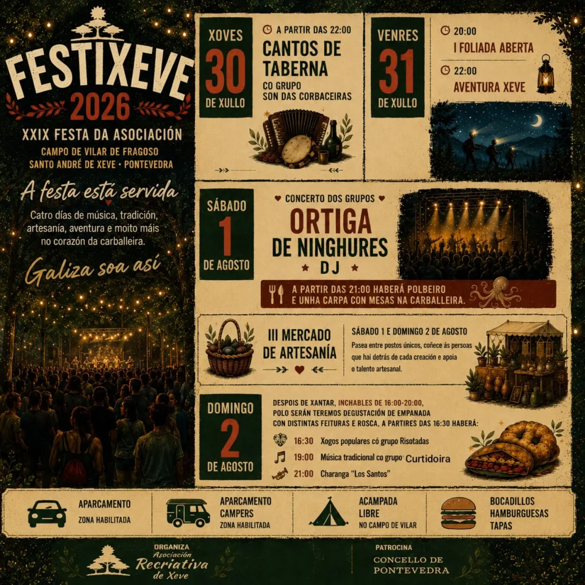 Imaxe principal para Festixeve: foliada, cantos de taberna e De Ninghures