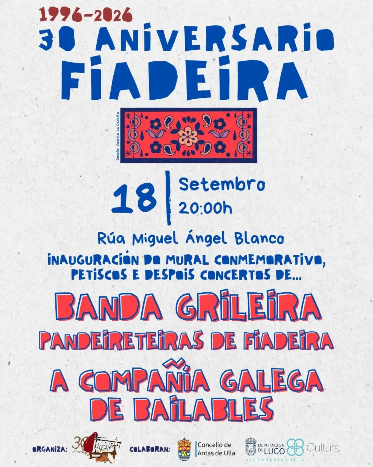 Imaxe principal para 30 aniversario de Fiadeira