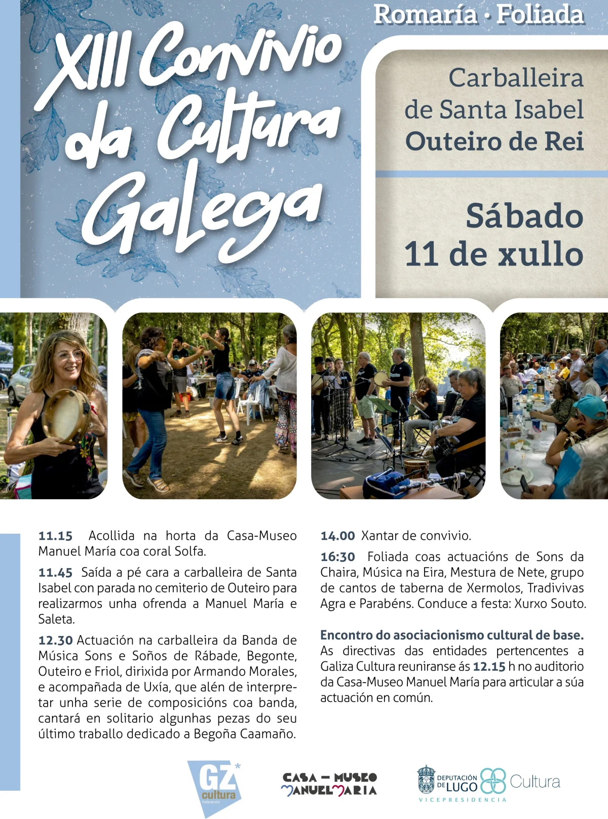 Imaxe principal para XIII Convivio da cultura galega (con foliada)