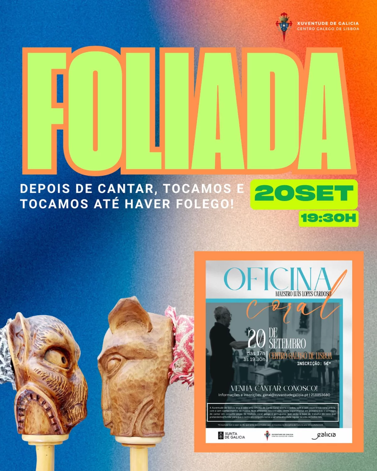 Imaxe principal para Foliada no Centro galego de Lisboa