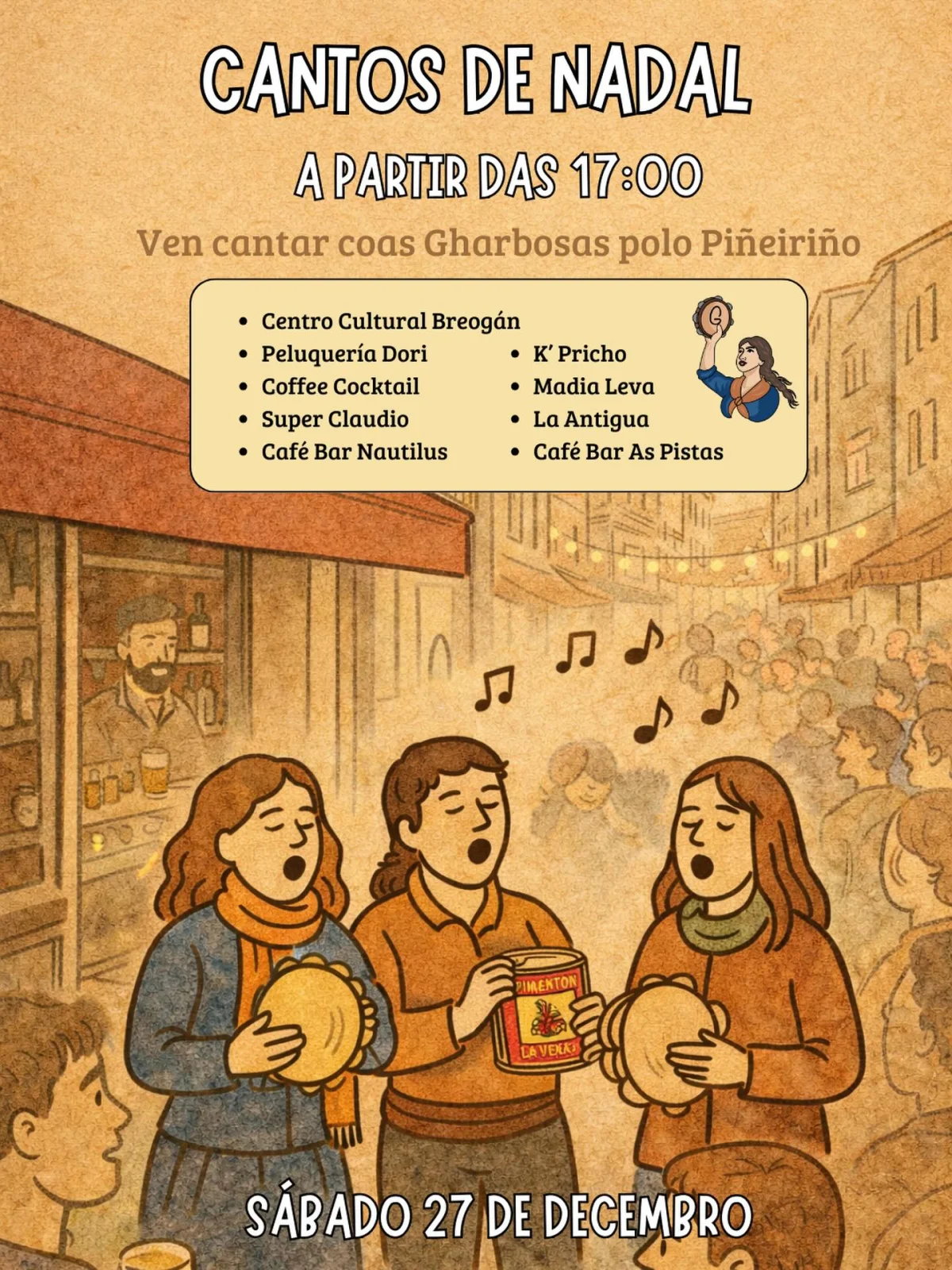 Imaxe principal para Cantosde Nadal coas Gharbosas