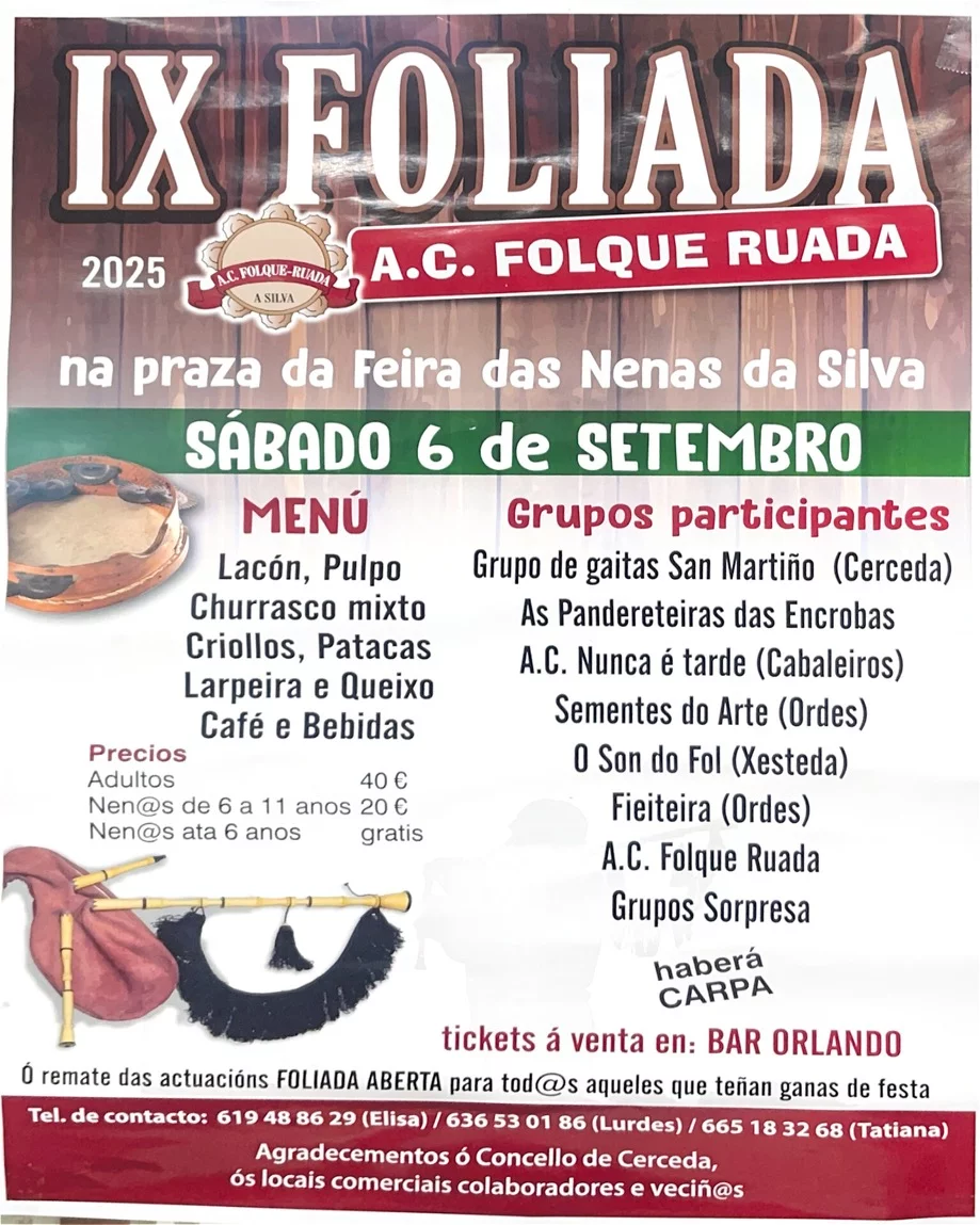 Imaxe principal para IX Foliada Folque Ruada