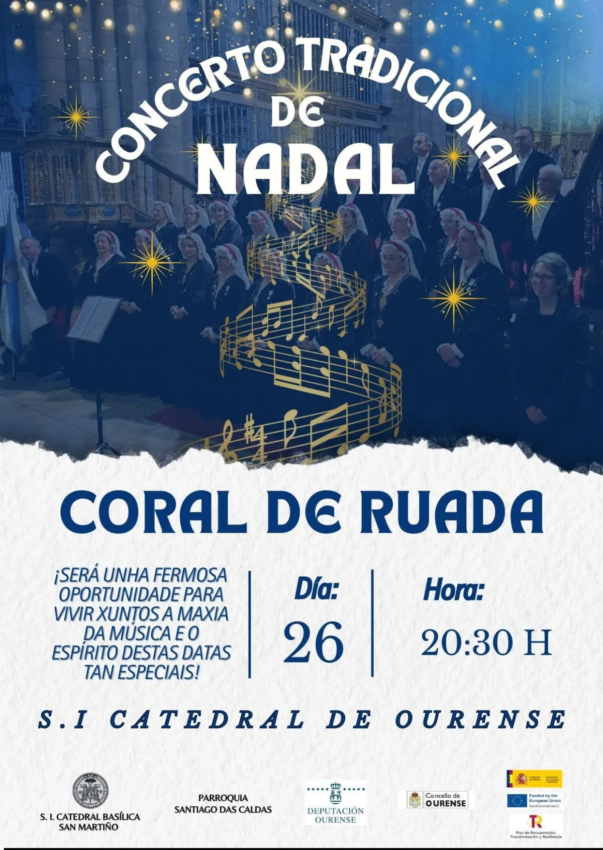 Imaxe principal para Concerto tradicional de Nada da Coral De Ruada