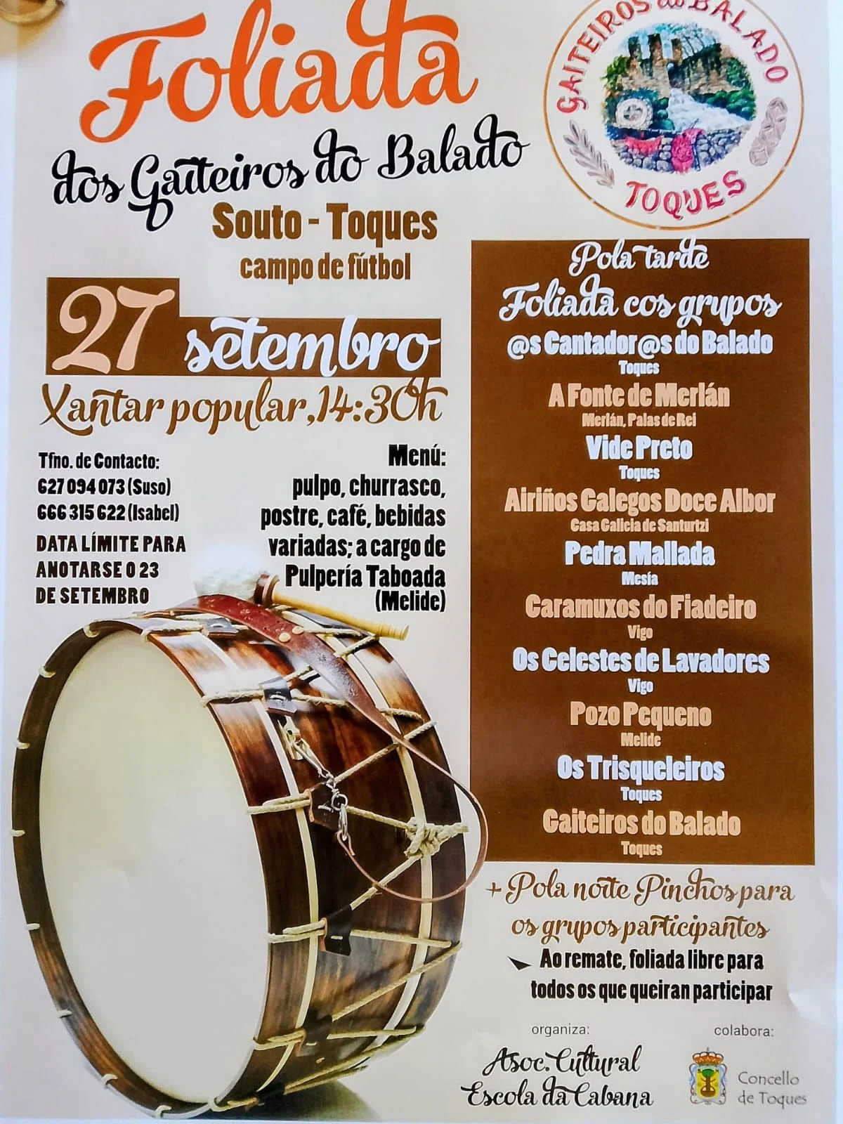Imaxe principal para Foliada dos gaiteiros do Balado