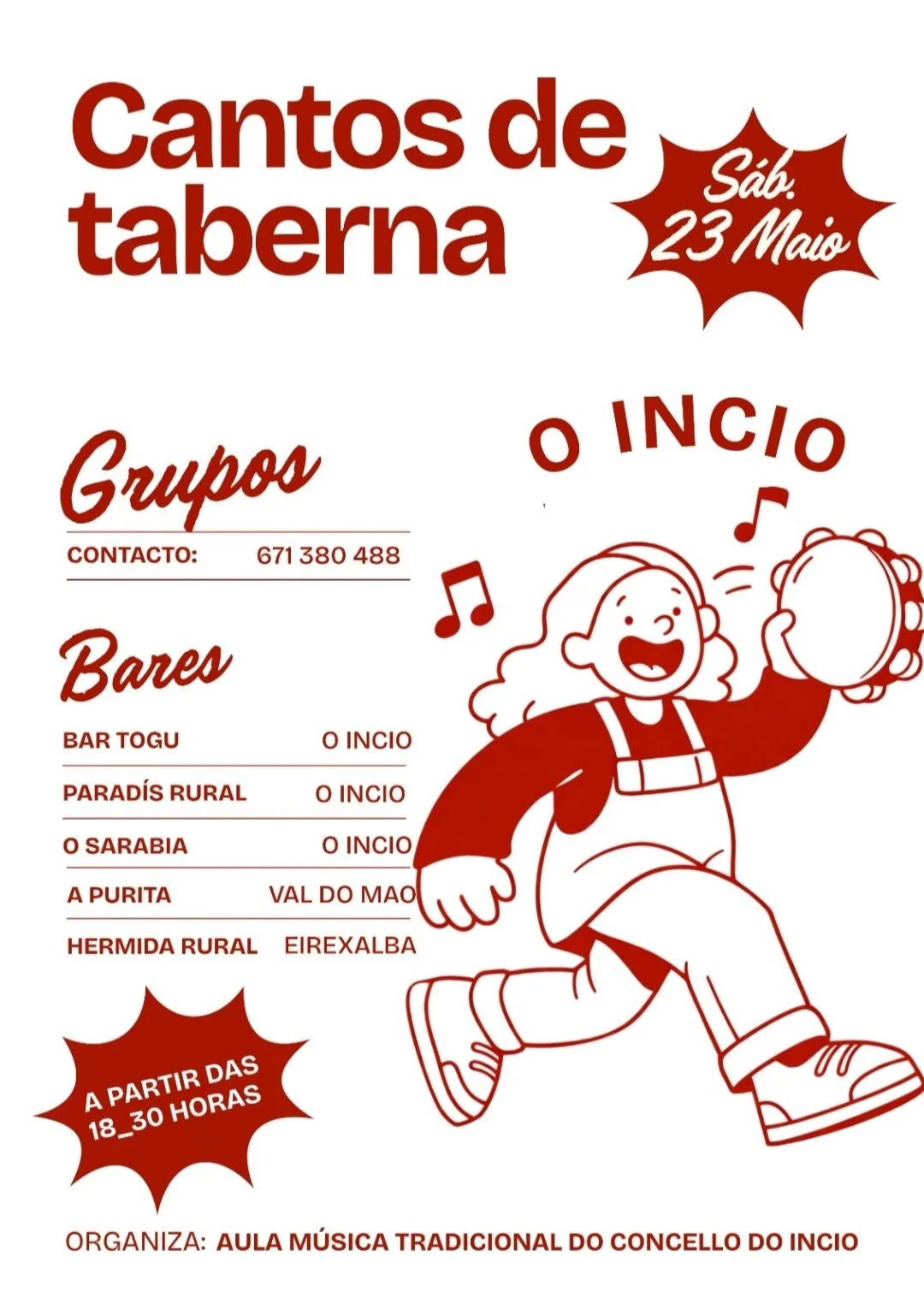 Imaxe principal para VI Cantos de taberna O Incio
