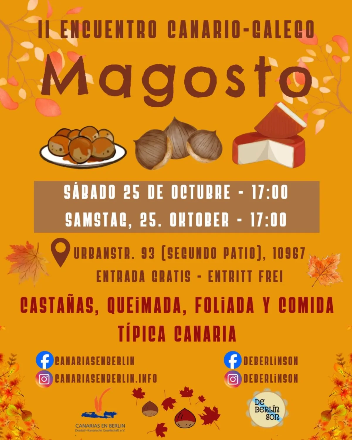 Imaxe principal para II Encontro galego-canario (con foliada)