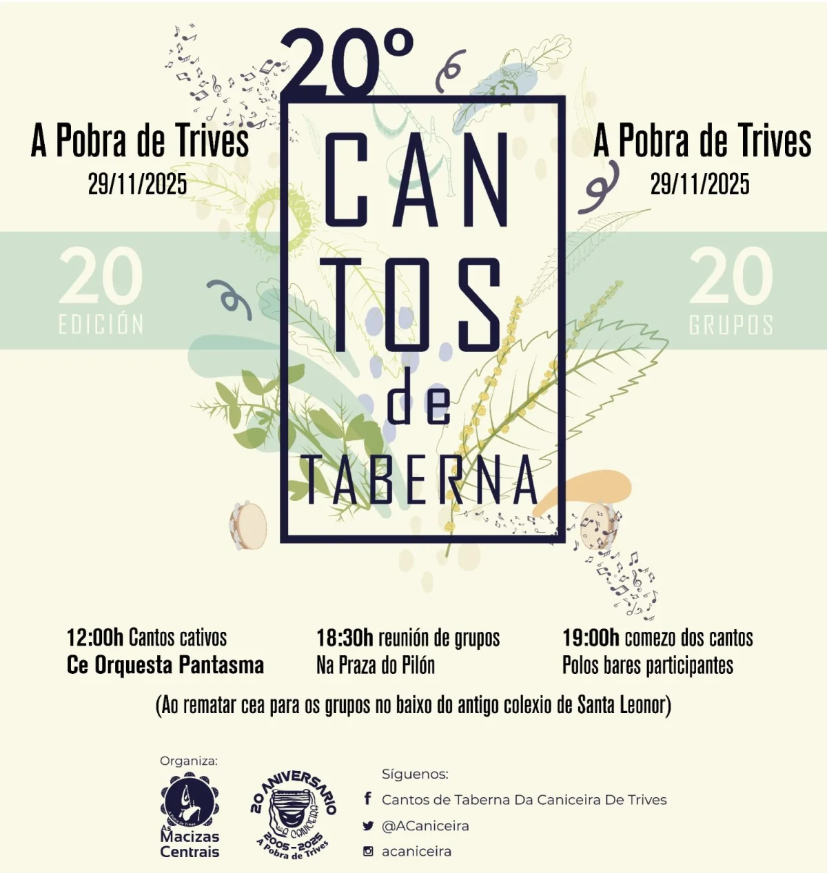 Imaxe principal para XX Cantos de taberna de Trives