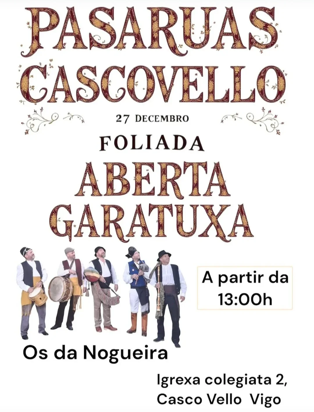 Imaxe principal para Foliada Aberta Garatuxa